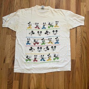 Vintage Mickey Mouse tee shirt from 90s